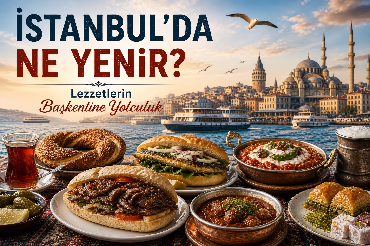 İstanbul'da Ne Yenir? Lezzetlerin Başkentine Yolculuk